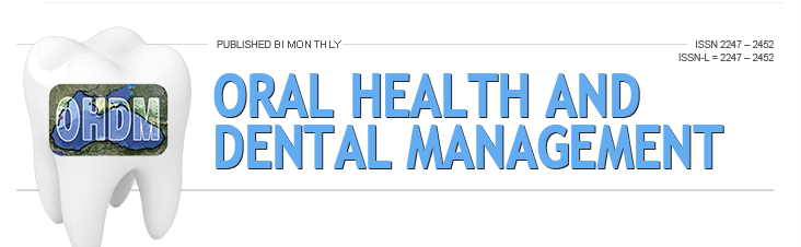 Journal of Oral Health and Dental Management